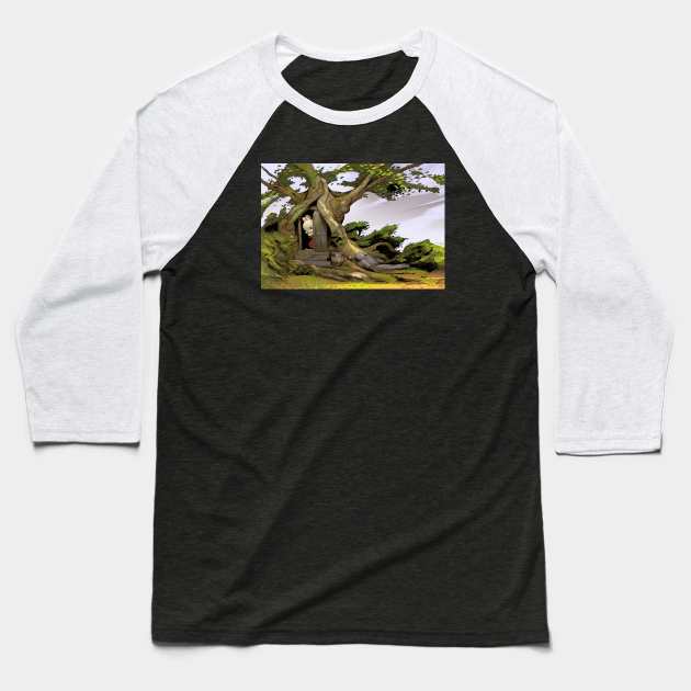 A rabbit is watching you Baseball T-Shirt by chamito